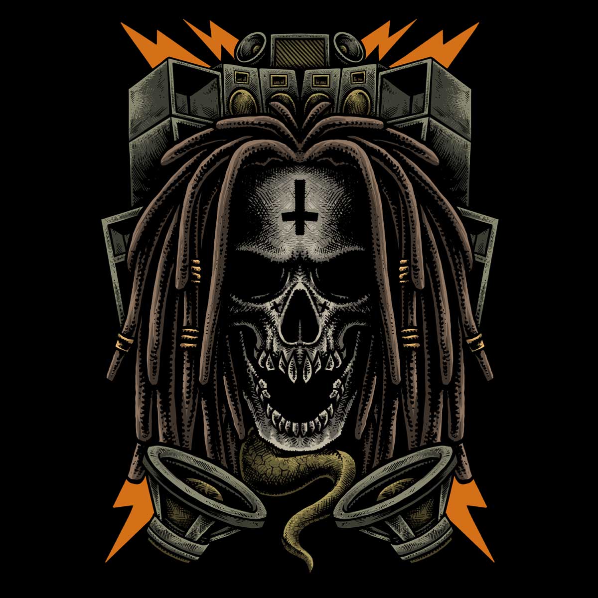 Skull Vibrations | Pull teufeur