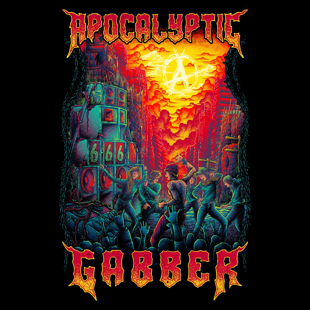 Apocalyptic Gabber | T-shirt teufeur