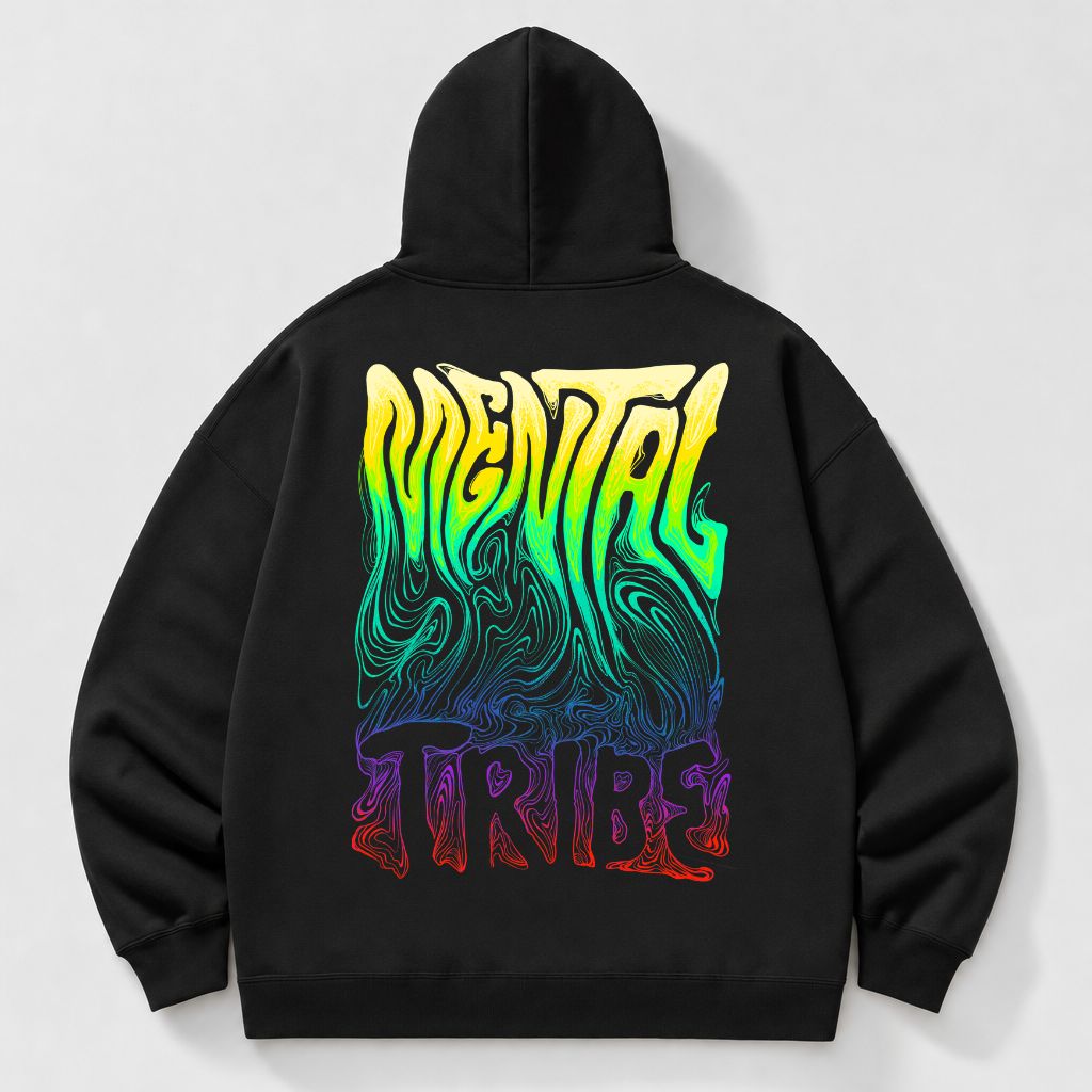 Mental Tribe Hoodie 400gsm Oversized
